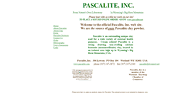 Desktop Screenshot of pascalite.com